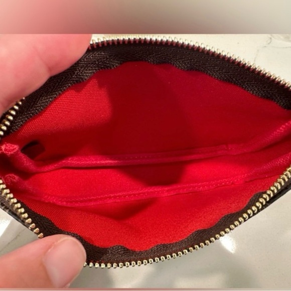 Authentic Louis Vuitton Mini Pochette - Damier Ebene - Picture 4 of 5